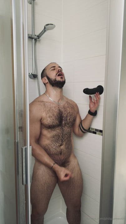 Jerking in the shower