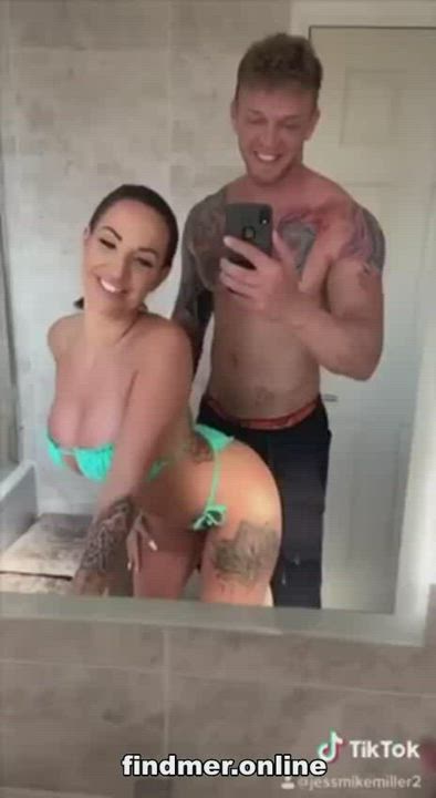 Ass Big Tits Couple Sex TikTok gif