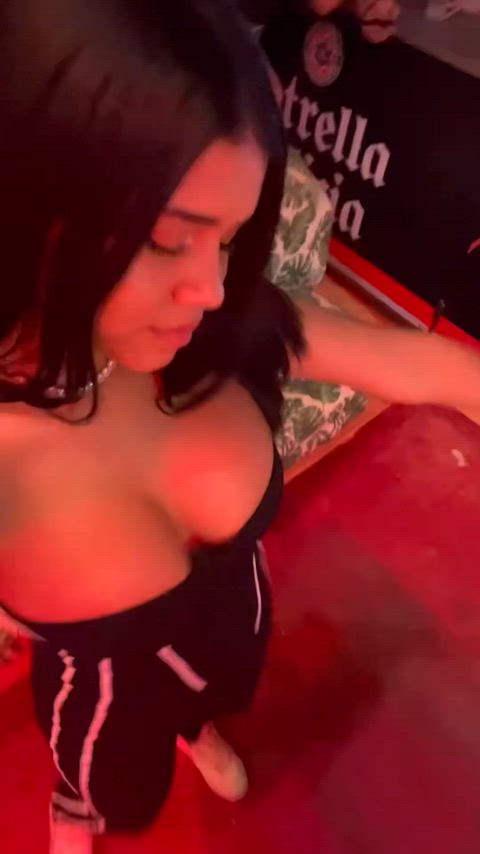 big ass big tits brunette cute gaby napoles tits gif