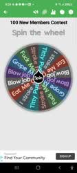 Let's play spin my wheel of naughtiness, every 100 members this subreddit gets one