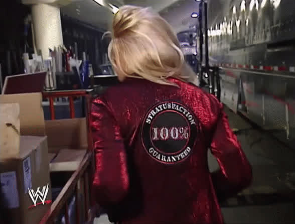 blonde canadian trish stratus white girl gif