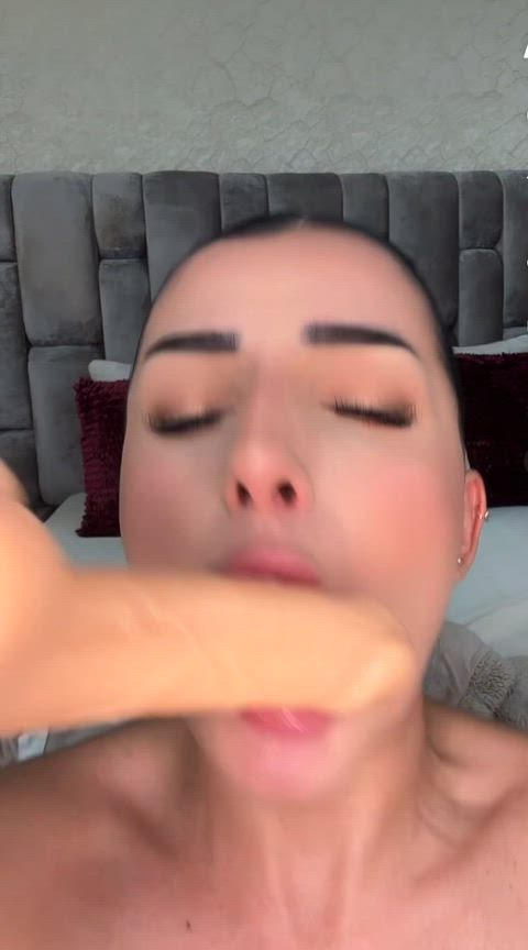 blowjob boobs dildo onlyfans sucking gif