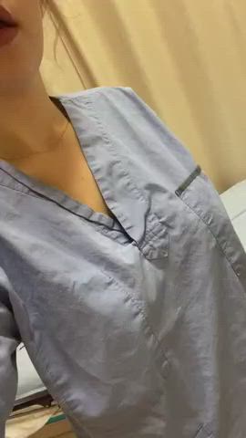 Babe Big Tits Boobs Busty Natural Natural Tits Nurse Tits Titty Drop gif