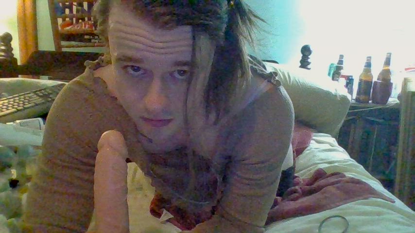 amateur blowjob dildo femboy gay oral solo twink webcam gif