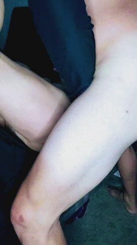 Amateur Ass Bed Sex Bouncing Cock Couple MILF Real Couple gif