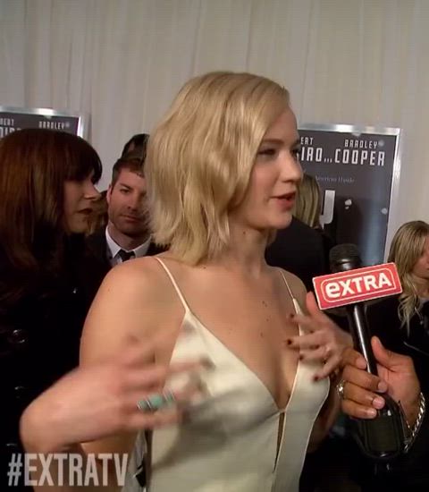 blonde jennifer lawrence sexy gif