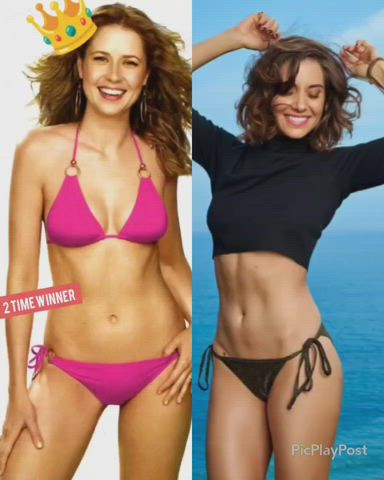 Sexiest Celeb Tournament Round 4! Who's sexier: Jenna Fischer vs Alison Brie