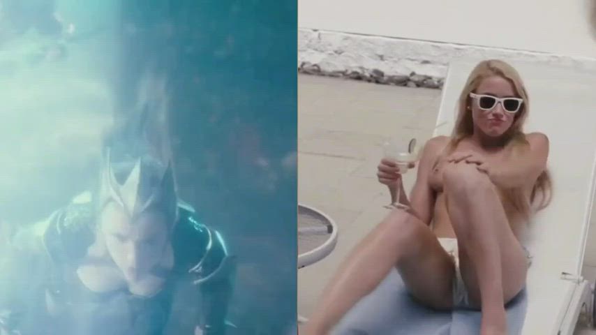 amber heard boobs compilation gif