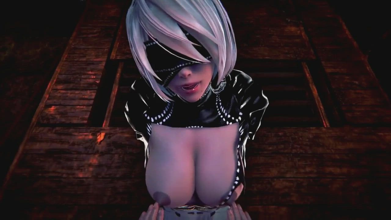 2B forced (Ahegao club)[nier automata]