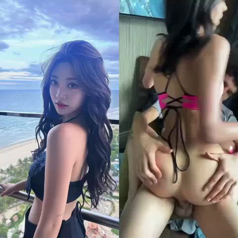 ass chinese riding teen gif