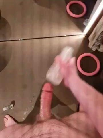 cumshot fleshlight jerk off male masturbation masturbating orgasm gif