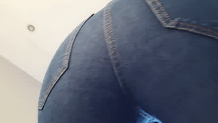 Ass Booty Jeans MILF Mature gif