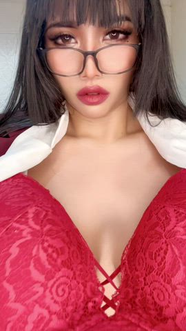 Asian Boobs Bra gif