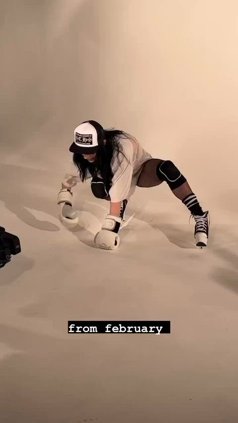 billie eilish celebrity huge tits natural tits pale stockings gif