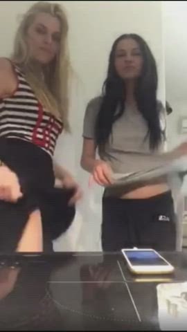 Dancing and teasing