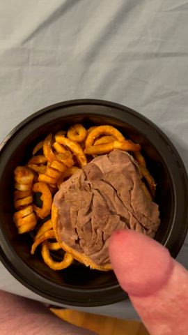 Today’s Lunch: Beef dripping with cum au jus