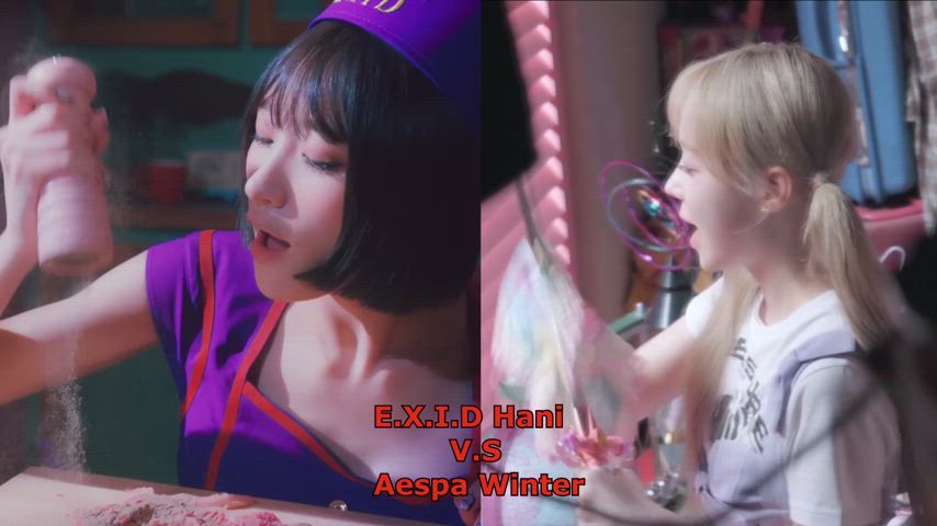 Aespa Winter VS E.X.I.D Hani