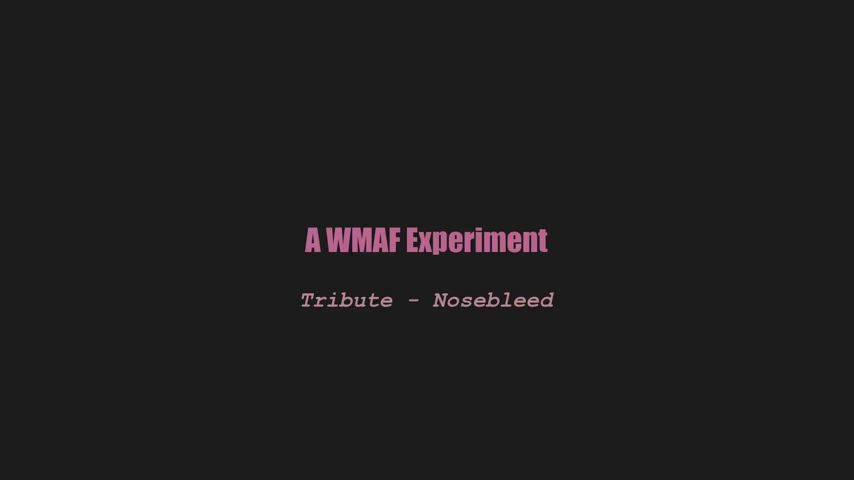 A wmaf experiment - Tribute - Nosebleed (splitscreen PMV)