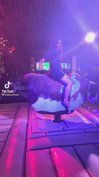 Ass Bull Dress Riding Thick Upskirt gif