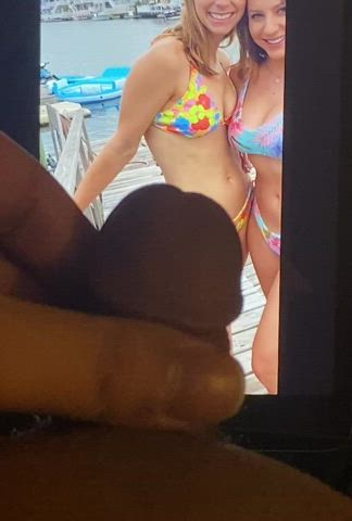 beach cum cumshot facial shaved tribute gif