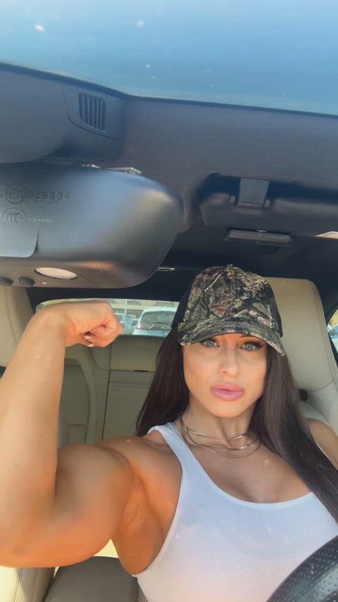 muscles muscular girl muscular milf gif