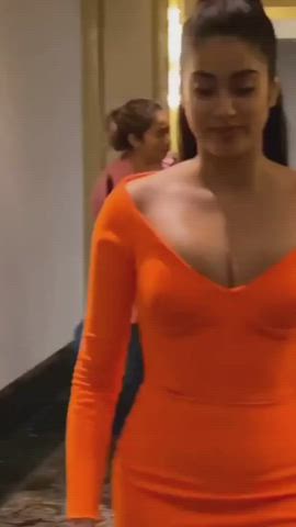 celebrity cleavage indian gif