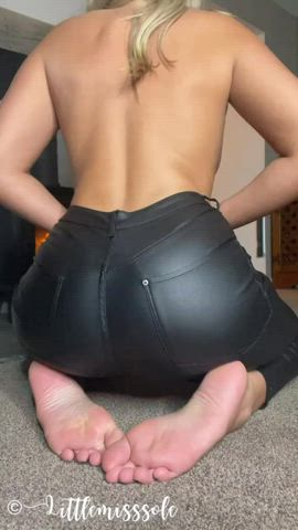 amateur blonde butt plug homemade leather soles teen gif