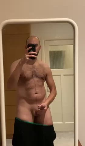 cock naked rubbing gif