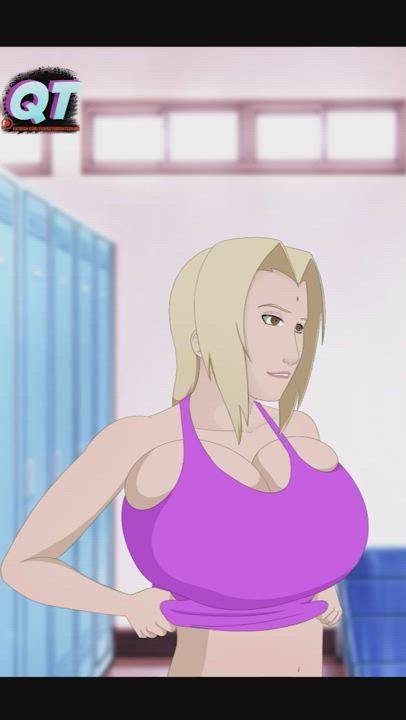 Animation Anime Blonde Boobs gif
