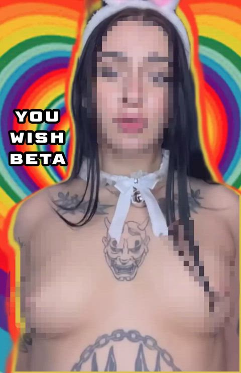 beta caption censored humiliation hypno sissy sissy slut tattooed teasing tit worship