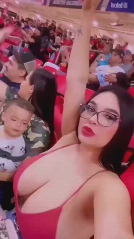 big tits boobs cum on tits girls gif