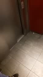 Girls Going Down In An Elevator