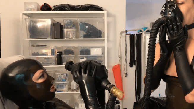 breath play fetish latex latex gloves rubber gif