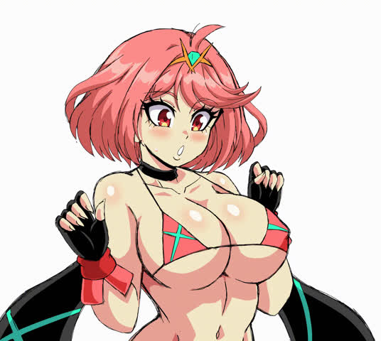 Pyra's bouncing titties