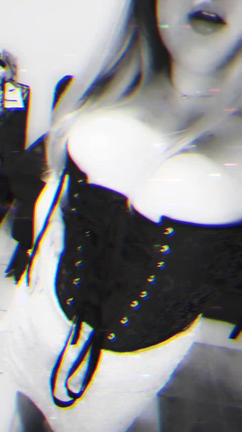 corset slut cumslut gif