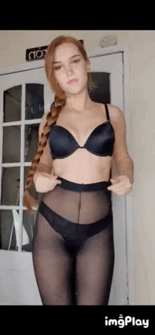 Bra Dancing OnlyFans Redhead TikTok Tits gif