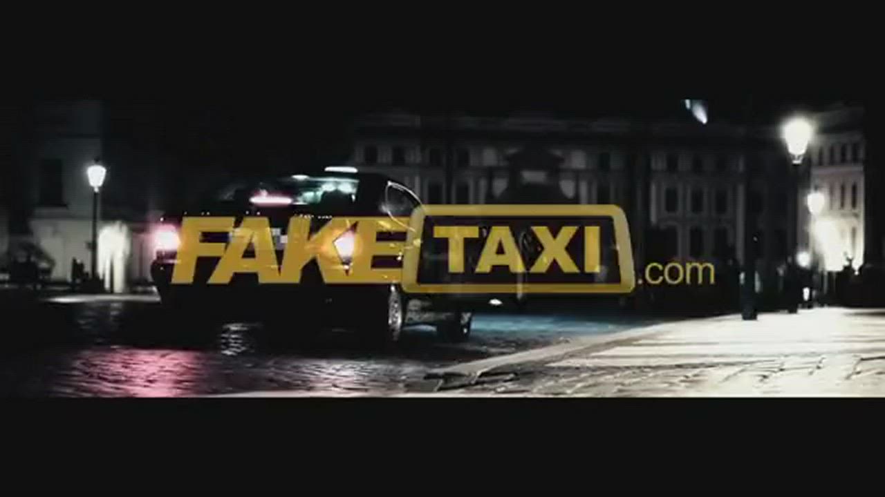 Young Lesbian tries a big cock FakeTaxi