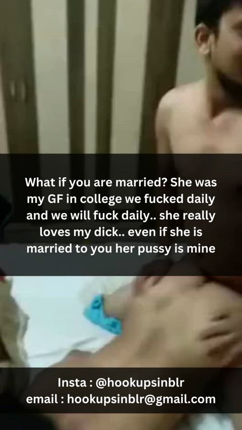caption cheat cheating cuckold desi gangbang girlfriend hotwife indian wife gif