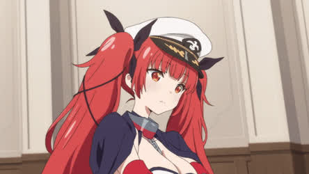 Anime Big Tits Ecchi Redhead gif