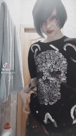 Alt Ass Boobs Emo OnlyFans Short Hair Skinny Striptease TikTok Porn