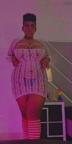 african american bbw big ass camsoda curvy ebony fishnet glasses spanking gif