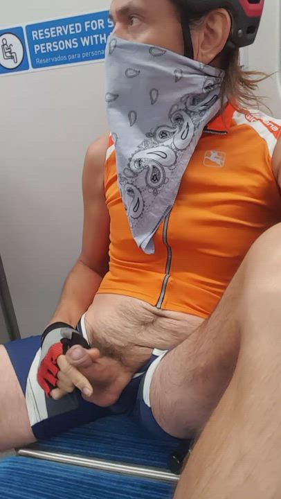 Bike flats and train rides. Anyone have a pump?