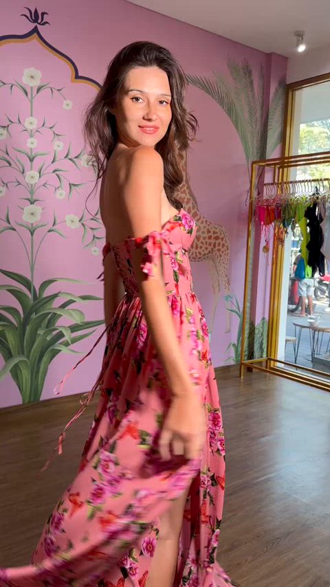 dress pink pretty gif