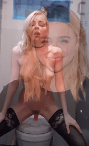 Celebrity Chloe Split Screen Porn gif