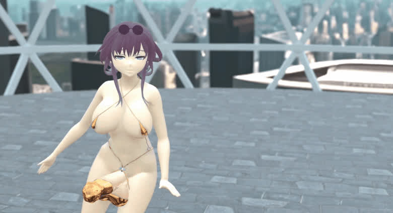 Futanari Kafka : The 3D Model I Created (MMD Lepus) [Star Rail]