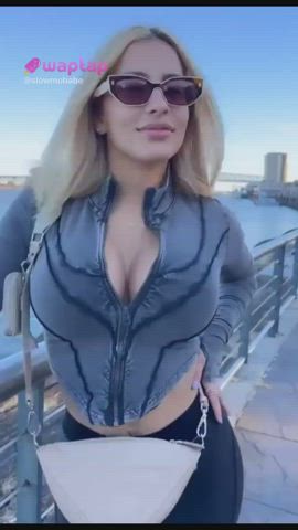 babe big tits boobs thick tiktok tits gif