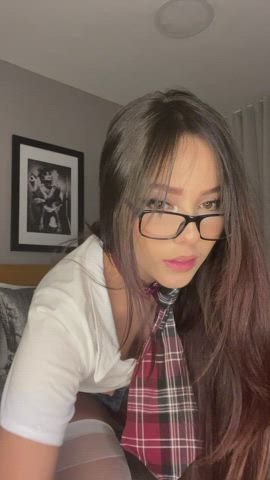 amateur cosplay latina lingerie natural tits onlyfans petite solo teacher gif