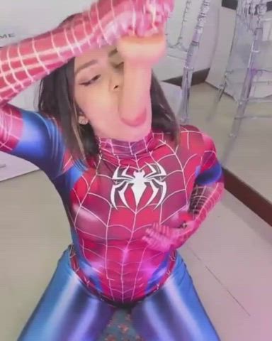 Spider Girl doing dirty things!! hope you like