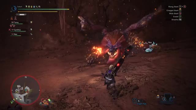 hitbox porn - Teostra, Greatsword