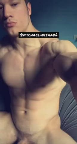 big dick muscles selfie gif